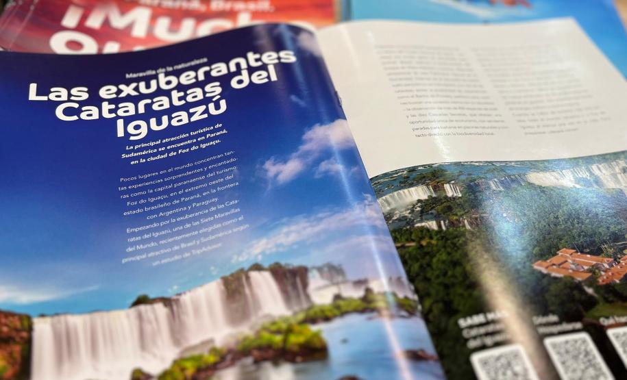 Estado produz materiais impressos para divulgar atrativos do Paraná na Europa