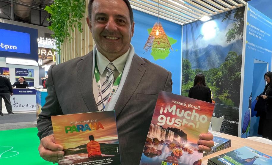 Estado produz materiais impressos para divulgar atrativos do Paraná na Europa