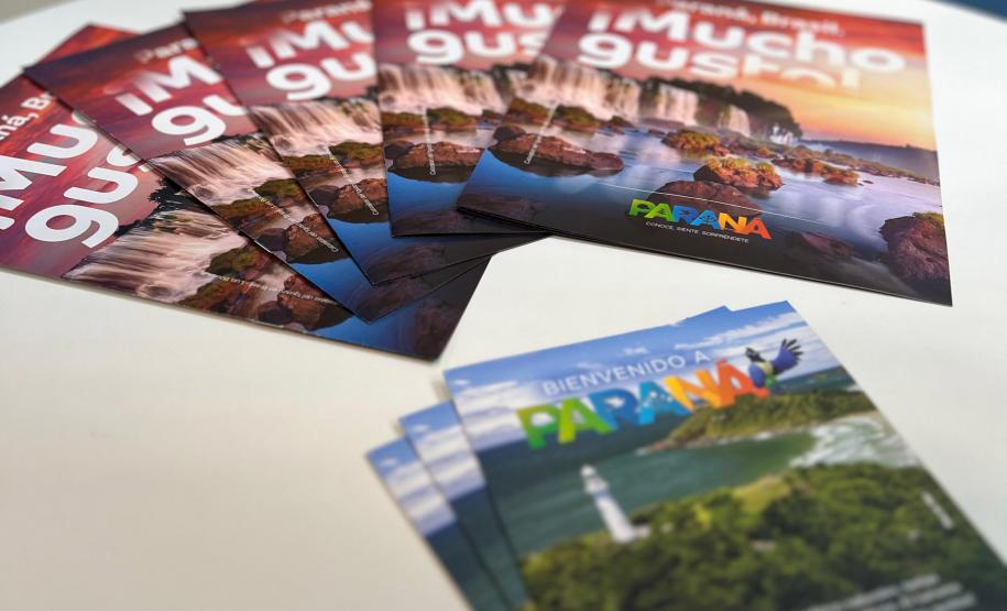 Estado produz materiais impressos para divulgar atrativos do Paraná na Europa