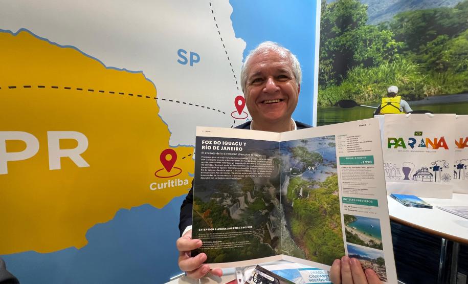Estado produz materiais impressos para divulgar atrativos do Paraná na Europa