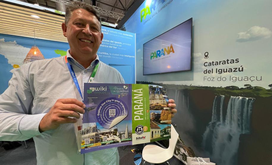 Estado produz materiais impressos para divulgar atrativos do Paraná na Europa
