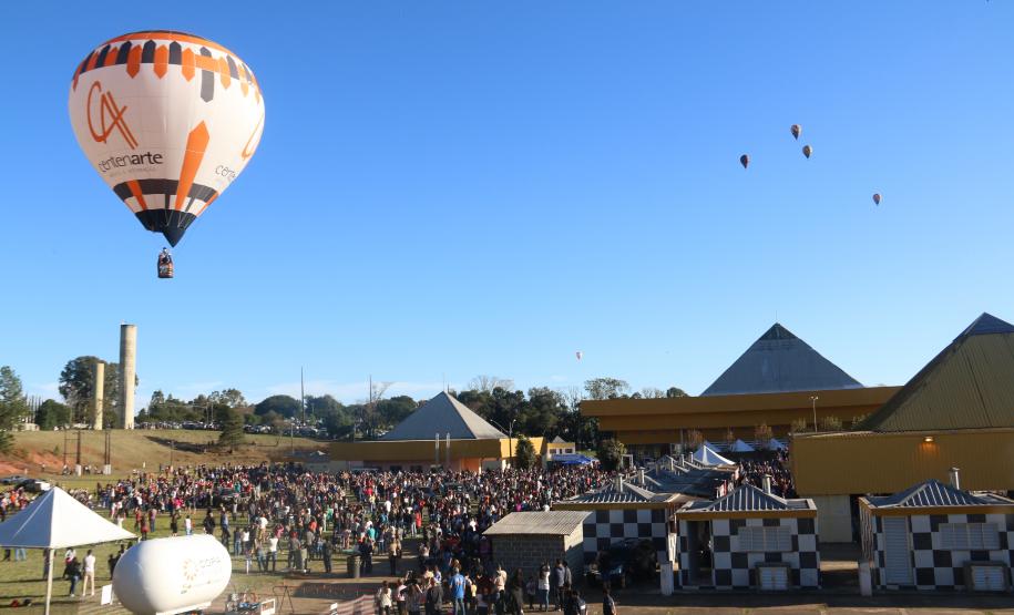 Festival de Balonismo Créditos Secretaria de Turismo de Ponta Grossa