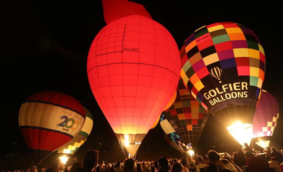 Festival de Balonismo Créditos Secretaria de Turismo de Ponta Grossa
