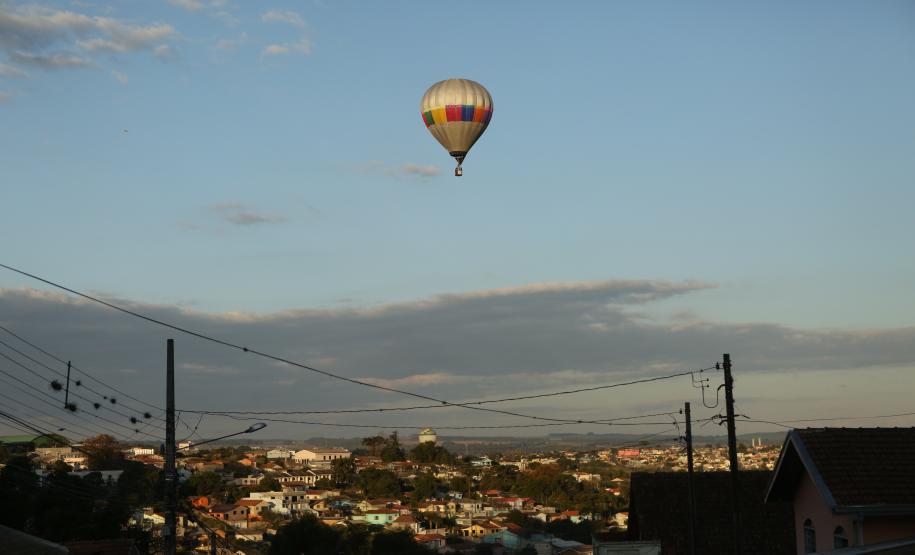 Festival de Balonismo Créditos Secretaria de Turismo de Ponta Grossa